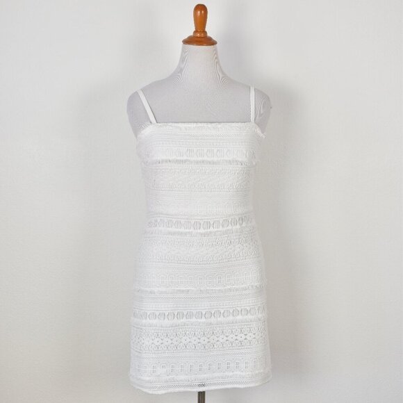 Sam Edelman Dresses & Skirts - Sam Edelman Fringe Chemical Lace Mini Dress NEW - 12